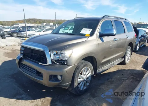 2015 Toyota Sequoia Platinum 5.7L V8 из США, поврежденный, VIN 5TDDW5G15FS116229